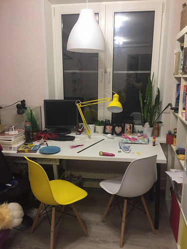 Пластиковый стул Eames PC-015 серый фото покупателя 522